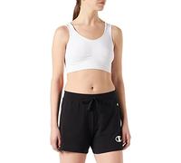 Champion Damen Legacy American Classics Logo Regular Drawstring Bermudas, Nero, XL