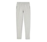 Champion Damen Legacy American Classics Pocket Logo High Waist Rib Cuff Trainingshose, Hellgrau meliert, L