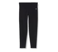 Champion Damen Legacy American Classics W-Cotton Lycra High-Waist Cropped Leggings, Schwarz, M