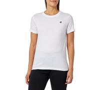 Champion Damen Legacy Basics W-Light Cotton Jersey S-s Regular Crewneck T-Shirt, Weiß, X-Large