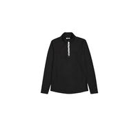Champion Damen Legacy C-tech W (117586) -Quick-Dry Micro Polar Fleece Half-Zip High-Neck Sweatshirt, Schwarz (KK001), XL