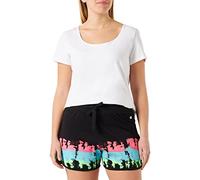 Champion Damen Legacy Color Ground C-Logo Regular Badehose, Nero, S