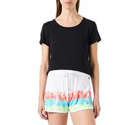 Champion Damen Legacy Color Ground C-Logo Regular Shorts, Weiß, XS