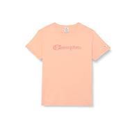 Champion Damen Legacy Color Ground Logo S/S T-Shirt, Flamingo Pink, Large