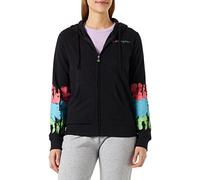 Champion Damen Legacy Color Ground Powerblend Small Logo Full Zip Kapuzenpullover, Schwarz, S