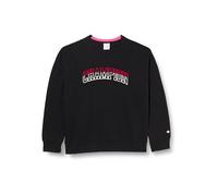 Champion Damen Legacy Color Punch W-Light Powerblend Fleece Crewneck Sweatshirt, Schwarz, L