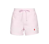 Champion Damen Legacy Icons W-Contrast Logo Cotton Lycra Shorts, Rosa Dragees, M