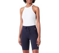 Champion Damen Legacy Icons W-Tight Cotton Lycra Shorts, Marineblau, M