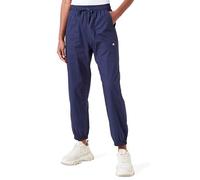 Champion Damen Legacy Minimalist Resort W-Light Cotton Popeline Elastic Cuff Trainingshose, Maritimes Blau, XL