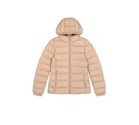 Champion Damen Legacy Outdoor W (117568) -Wr Light Nylon Cirè 35gr C-Logo Hooded Gefütterte Jacke, Braun (MS079), M