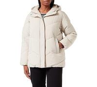 Champion Damen Legacy Outdoor W-Light Microber Hooded Gepolsterte Jacke, Silber grau, M