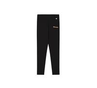 Champion Damen Legacy W - Graphic Leggings, Schwarz (KK001), S, Schwarz (Kk001), S