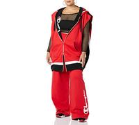 Champion Damen Making the Cut Staffel 3 Folge 2 Champion Collab Gewinner-Look Rafael Reverse Weave Übergrößenweste Kapuzenpullover, Rot, XS-Medium