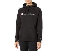 Champion Damen Powerblend Graphic Hoodie Kapuzenpullover, Schwarz-y08113, 42