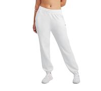 Champion Damen, Powerblend, Oversized Sweatpants, Comfortable Sweats for Women, 29" Trainingshose, Weiss/opulenter Garten, M