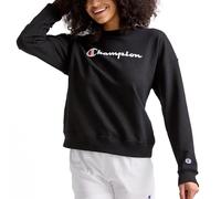 Champion Damen Powerblend Relaxed Crew Left Chest Script Pullover