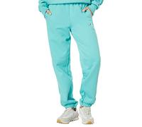 Champion Damen, Reverse Weave, Fleece-Jogger, Boyfriend-Jogginghose, 76,2 cm Trainingshose, Aquarelle Blue Light C Logo, S