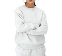 Champion Damen, Reverse Weave, Oversized Fleece Crewneck for Women Sweatshirt, Gfs Silbergrau, XS