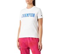 Champion Damen Rochester 1919 C-Campus Logo Crewneck S-s T-Shirt, Off-White (Way), X-Large