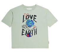 Champion Damen Rochester 1919 Eco Future W-Circular Recycled Cotton Relaxed S/L T-Shirt, Hellgrün Pastell, Medium