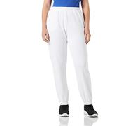 Champion Damen Rochester 1919 Logo High Waist Boyfriend Elastic Cuff Trainingshose, Weiß, M