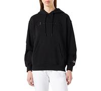 Champion Damen Rochester 1919 Logo Kapuzenpullover, Schwarz, L