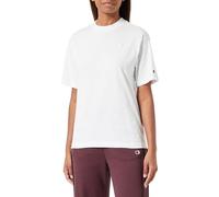 Champion Damen Rochester 1919 Logo W-Athletic Jersey Combed Oversized Crewneck T-Shirt, Schmutzweiß College, Medium