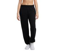 Champion Damen-Sweathose, Powerblend, übergroße Jogginghose, bequem, für Damen, Größe 29, Schwarz, Groß