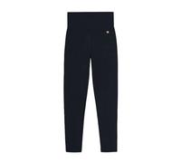 Champion Damen Legacy American Classics W-Cotton Lycra High-Waist Cropped Leggings, Schwarz, XXL
