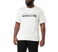 Champion Eco Future Graphic Herren-T-Shirt, cremefarben, Small