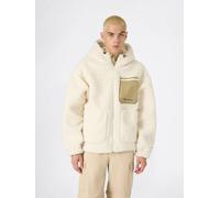 Champion Fleecejacke in Creme - Größe S | Herren Pullover Sport