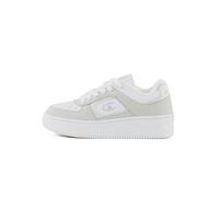 Champion Foul Play Plat Velour W Low, Damen-Sneaker, Hellgrau (ES002), 38,5 EU, Hellgrau Es002, 38.5 EU