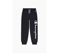 Champion Freizeit Jogginghose (gefüttert, grosser Champion Logo Schriftzug) lang navyblau Jungen, Größe 152
