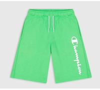 Champion Freizeithose (Baumwolle) Bermuda mit Logo-Schriftzug kurz grün Jungen, Größe 152
