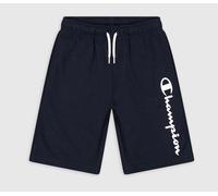 Champion Freizeithose (Baumwolle) Bermuda mit Logo-Schriftzug kurz navyblau Jungen, Größe 164