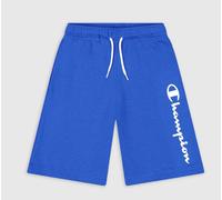 Champion Freizeithose (Baumwolle) Bermuda mit Logo-Schriftzug kurz royalblau Jungen, Größe 164