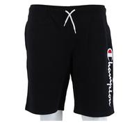 Champion Freizeithose (Baumwolle) Bermuda mit Logo-Schriftzug kurz schwarz Jungen, Größe 152