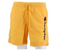 Champion Freizeithose (mit Innennetz) Short mit Logo-Schriftzug gelb Herren, Größe M