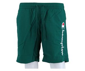 Champion Freizeithose (mit Innennetz) Short mit Logo-Schriftzug grün Herren, Größe L