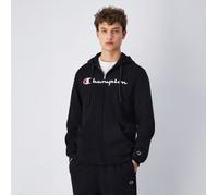 Champion Full Zip Hoodie Sweatshirt Black XL