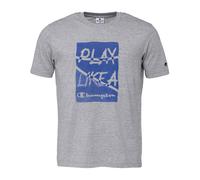 Champion Graphic T-Shirt grau-blau Größe: S