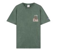 Champion Graphic T-Shirt Reverse Weave militärgrün Größe: M