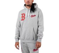 Champion Grey / Red Herren M Champion Hooded Sweatshirt