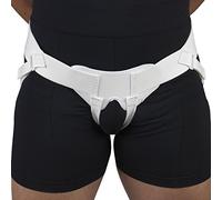 Champion Hernia Belt, Single or Double Bilateral Herniation Pad, Adjustable, Elastic, Medium