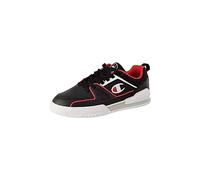 Champion Herren 3 Point Low Sneakers, Schwarz Weiß Rot Kk002, 42 EU