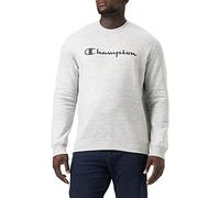 Champion Herren American Classics Fall Fleece Big Logo Crewneck Kapuzenpullover, Grau, M