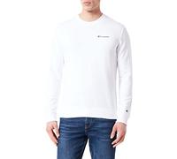 Champion Herren American Classics Small Logo Crewneck Sweatshirt, Weiß, XL