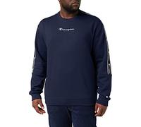 Champion Herren American Tape-Fall Fleece Crewneck Kapuzenpullover, Marineblau, XS