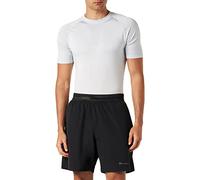 Champion Herren Athletic C-Tech Quick Dry Stretch Color Waistband 7" Badehose, Nero, L