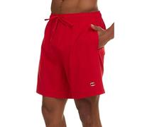 Champion Herren-Badehose mit Netzfutter, 17,8 cm Schrittlänge, schnelltrocknend, Herren-Badeanzug, Boardshorts für Schwimmen und Strand, Rot/Ausflug, einfarbig (Getaway Solids), Groß
